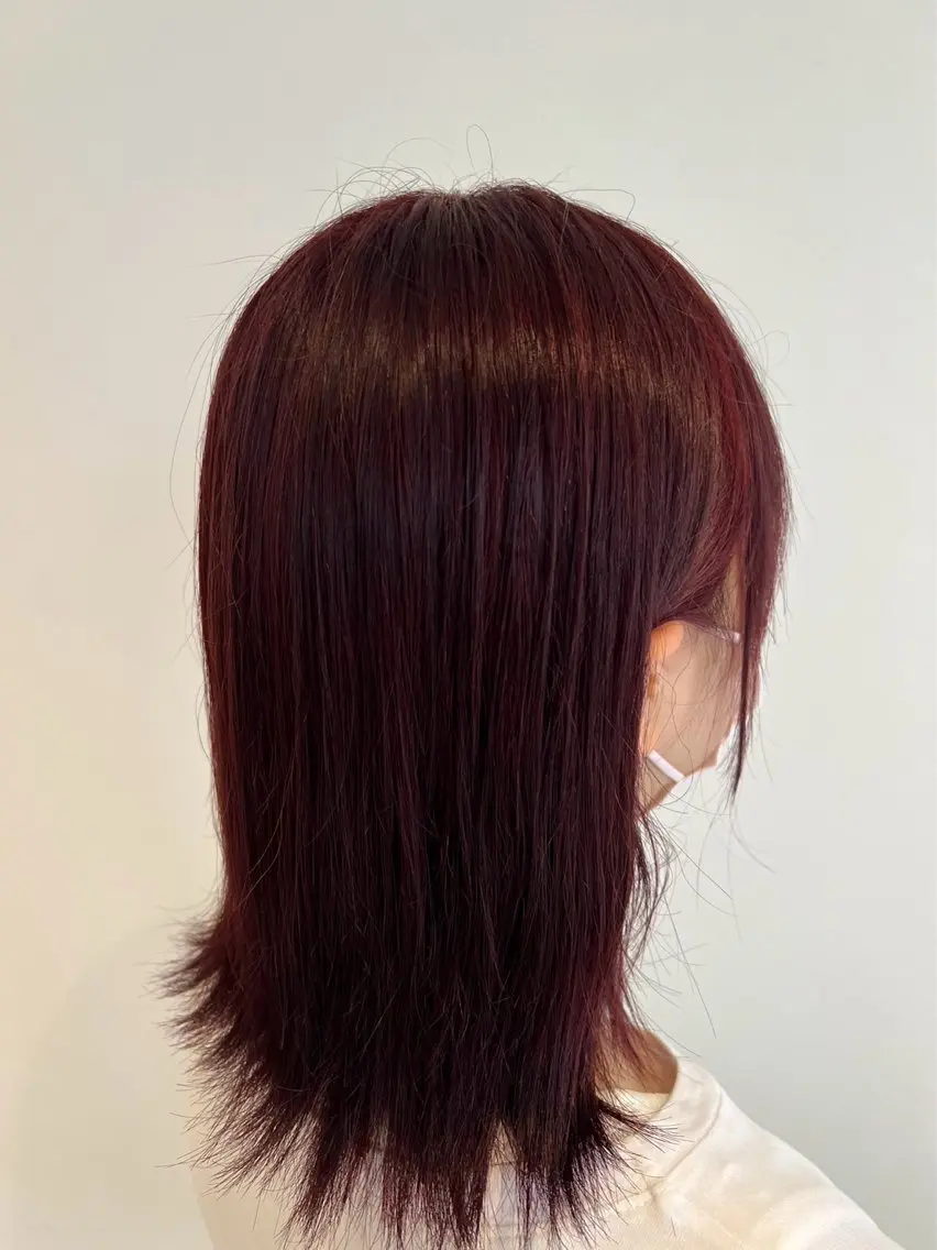 ミディアム カラー ブリーチ ダブルカラー ブリーチなしカラー カット ヘアカラー 🫧高鹿汰一髪質改善 /白髪ぼかし🫧のヘアスタイル