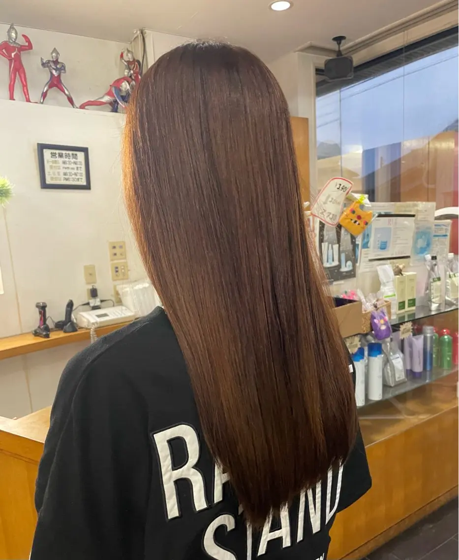ロング ヘアカラー トリートメント ヘッドスパ 美容室ARKS 黒田杏奈のヘアスタイル