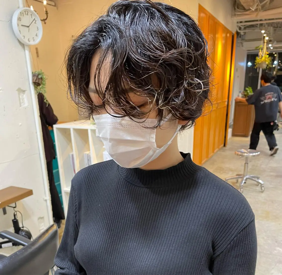 ショート カラー パーマ 髪質改善 カット パーマ トリートメント レイヤー/似合わせ TAKUYAのヘアスタイル