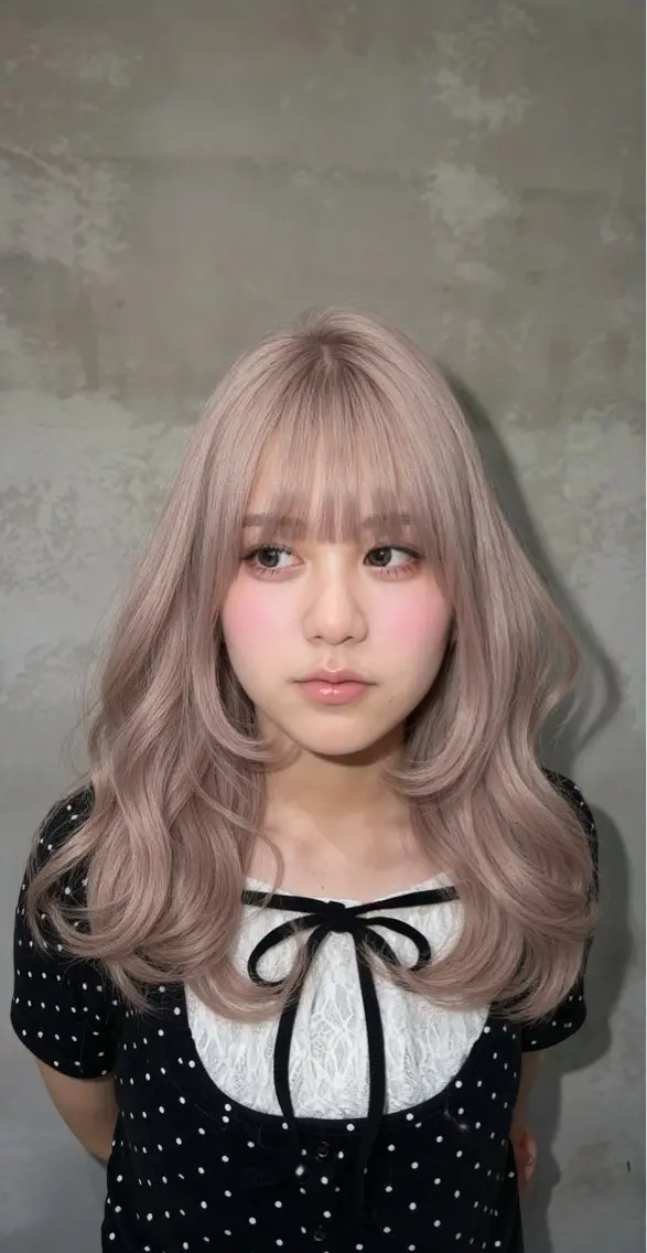カラー ハイトーンカラー ヘアカラー トリートメント ヘッドスパ Rio / 艶カラー/ハイトーンのヘアスタイル