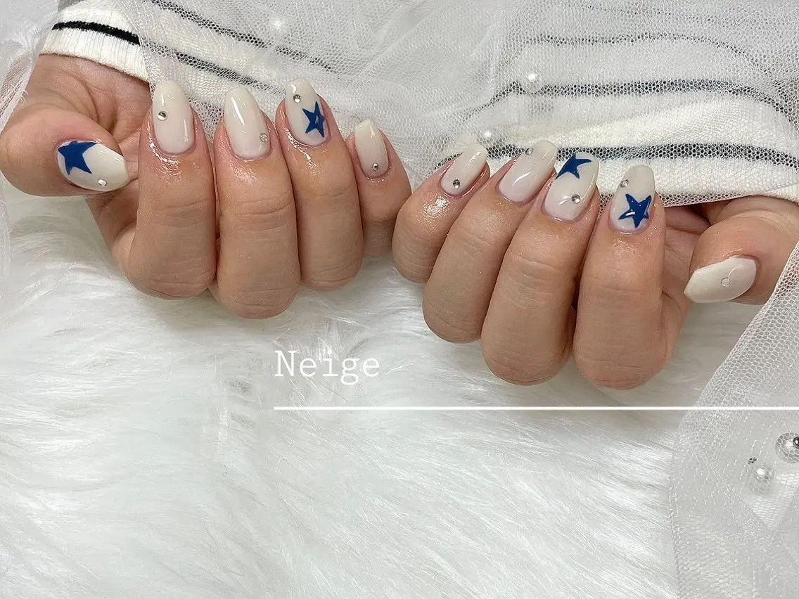 ネイル ハンドネイル Neige‪𓂃ai ＊梅津 / 松尾のネイルデザイン