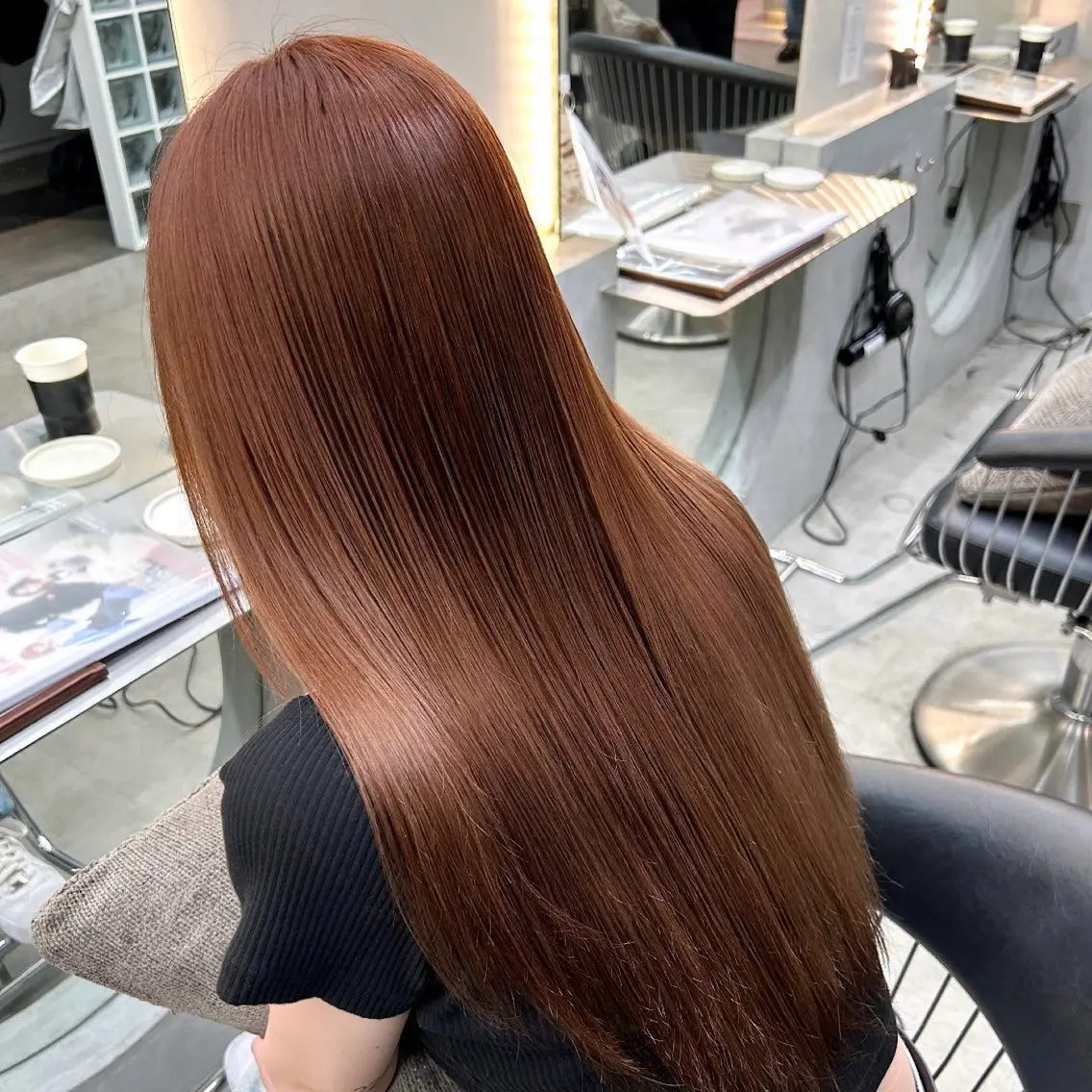ロング トリートメント レイヤー/艶髪 縮毛矯正🌱 赤石のヘアスタイル