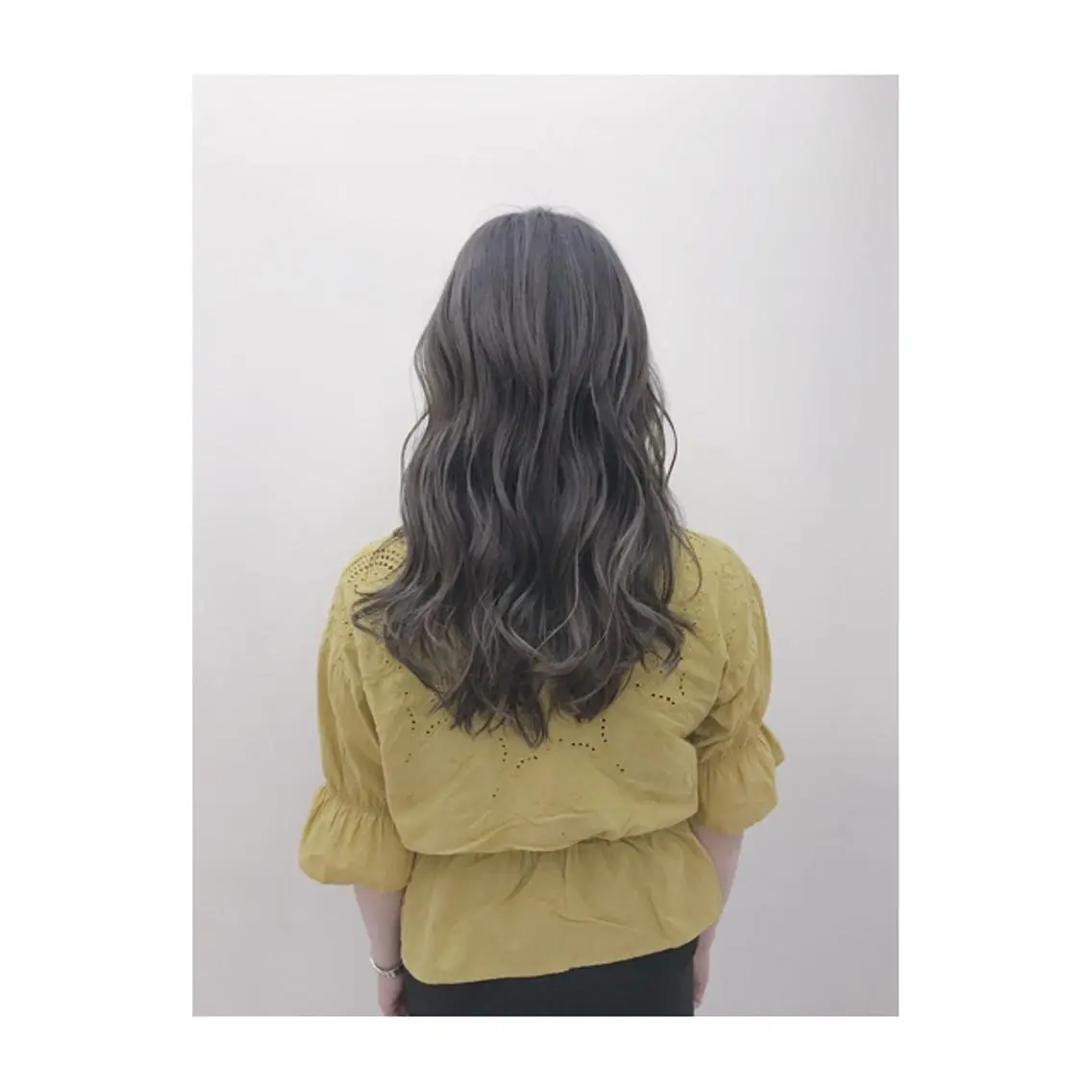 ロング カラー 永岡 鉄平のヘアスタイル