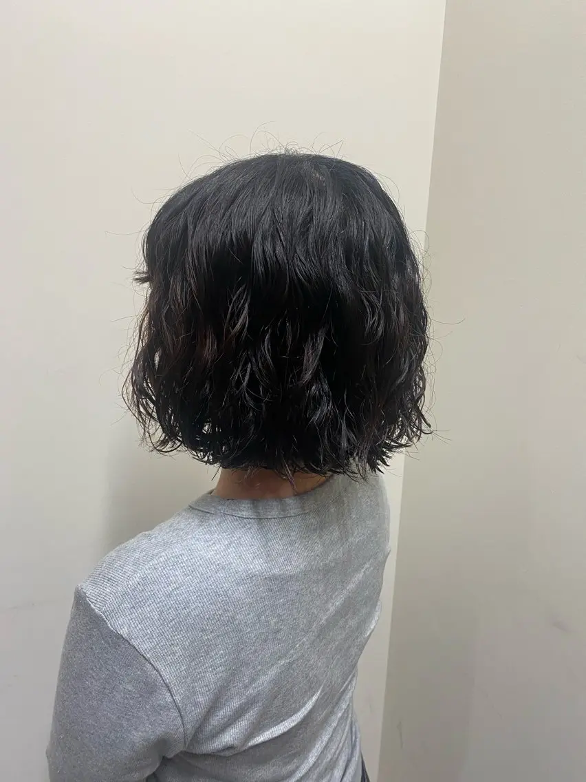 パーマ パーマ ミディアムレイヤー/ 艶カラーNorikaのヘアスタイル