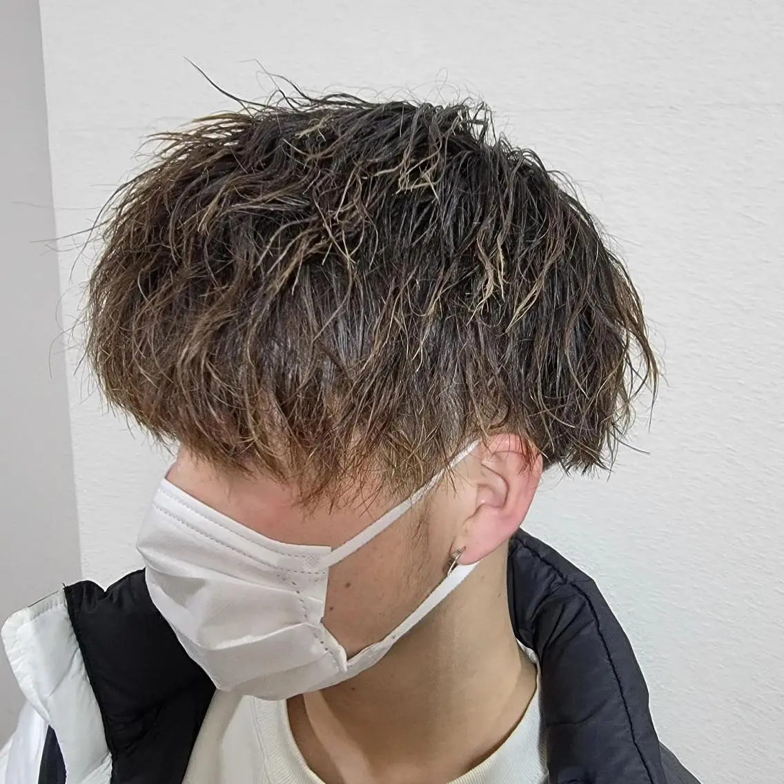 メンズ メンズパーマ 特殊パーマ 片山恭兵のヘアスタイル