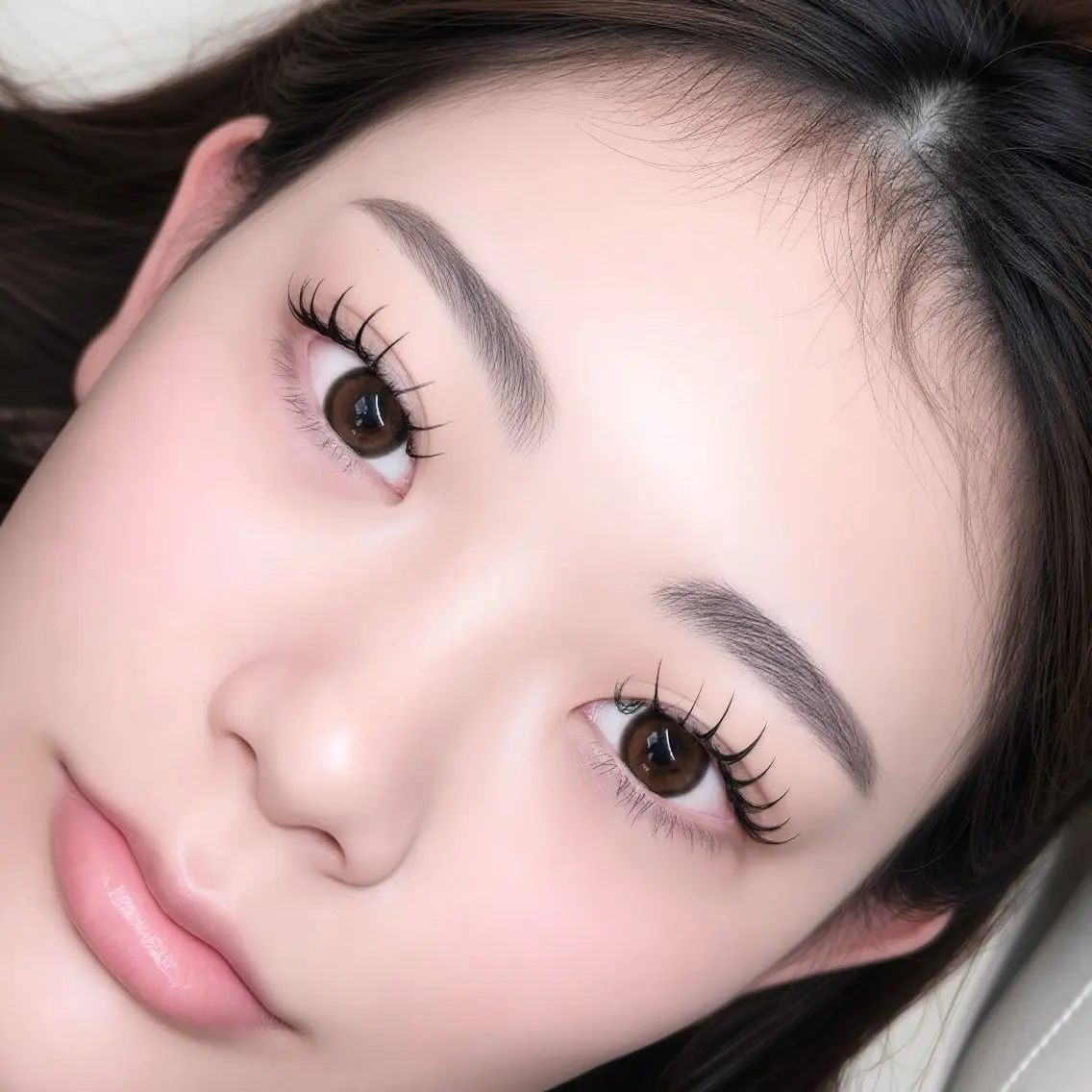 🩶【160本保証】フラットラッシュ付け放題の写真