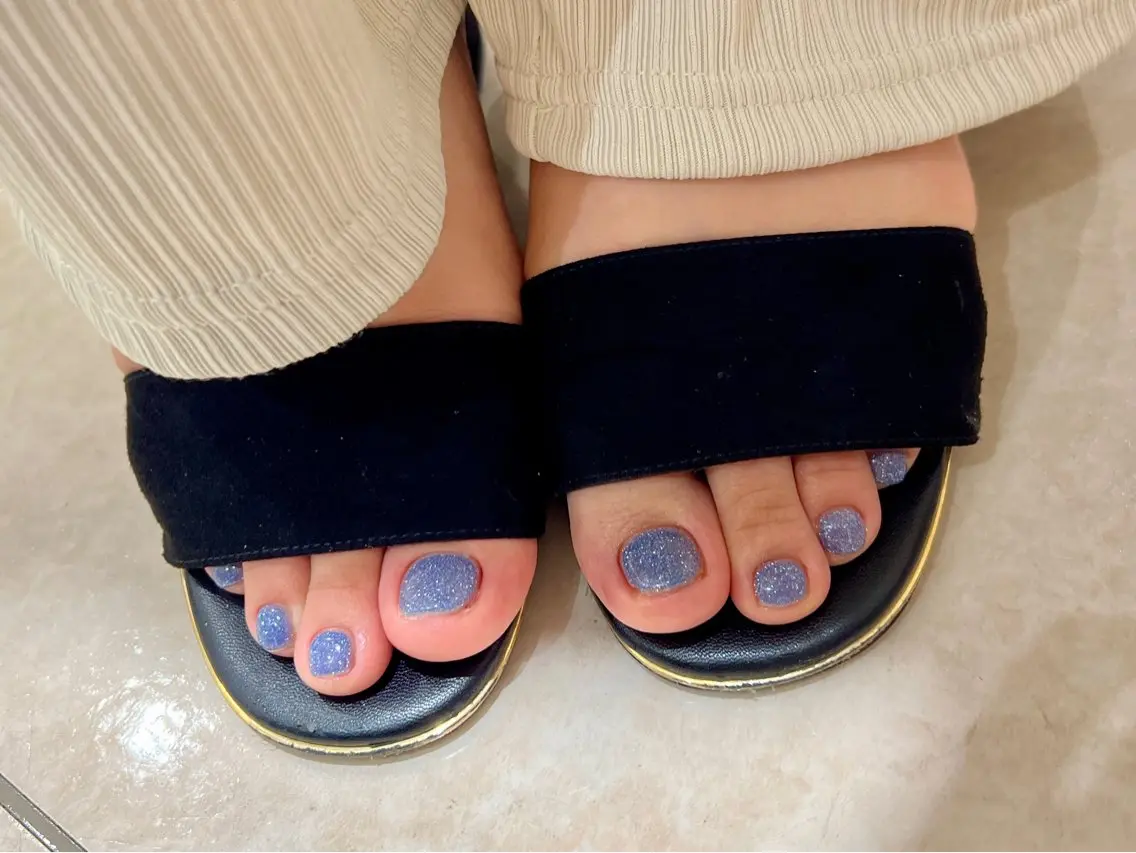 ネイル フットネイル ワンカラーネイル フットネイル 【池袋】nuts nail なつみのネイルデザイン