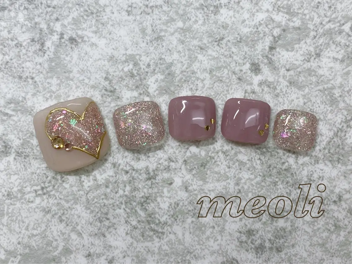 ネイル フットネイル nail salon meoli メグのネイルデザイン