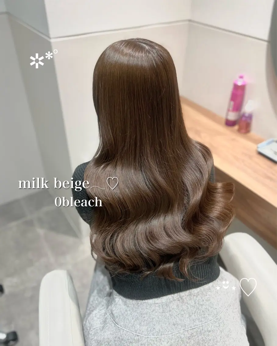 【 カット➕ケアカラー➕3stepトリートメント♡ 】の写真
