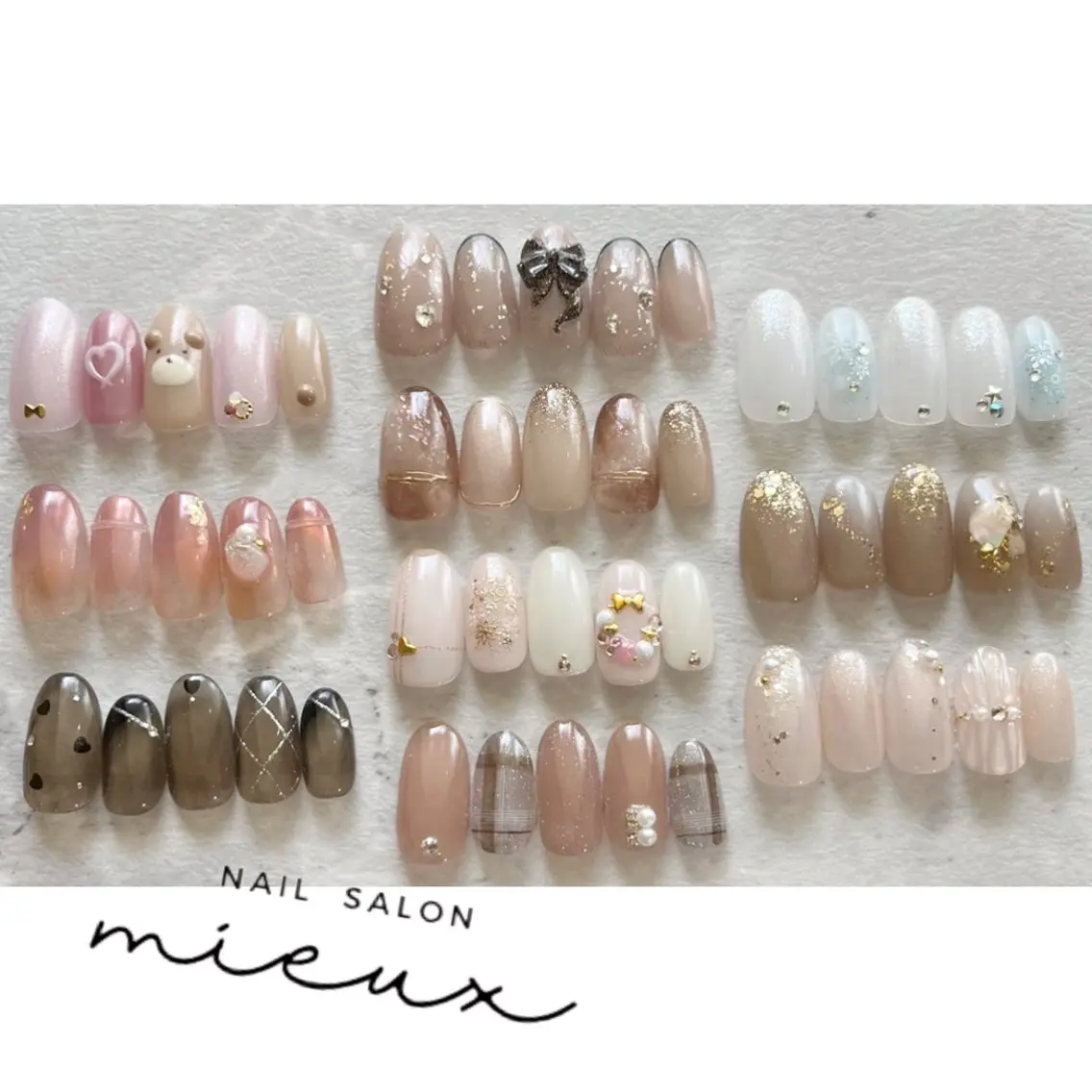 ネイル ハンドネイル nailsalon mieuxのネイルデザイン