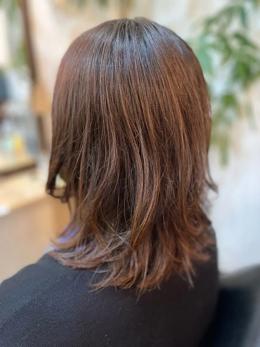 ミディアム 山口 晃也のヘアスタイル