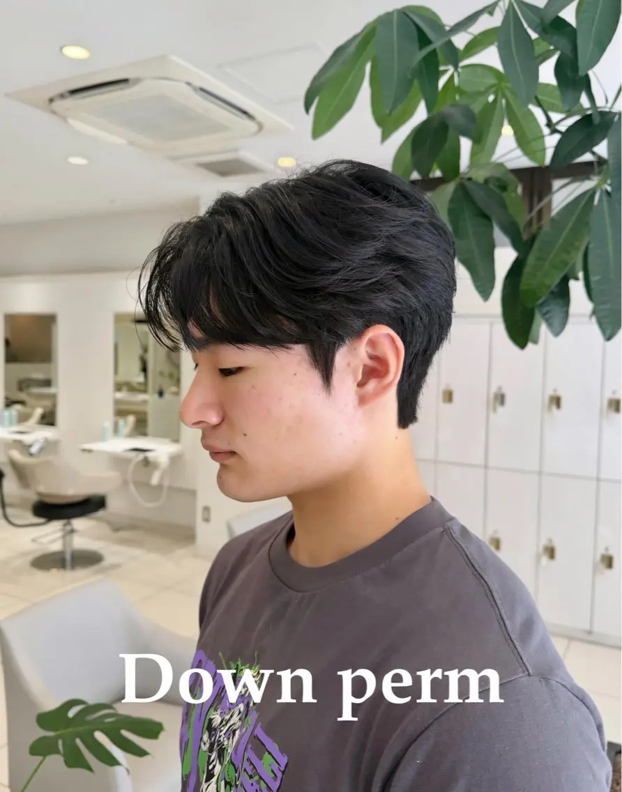 ショート パーマ カット パーマ 樋笠 知佳のヘアスタイル