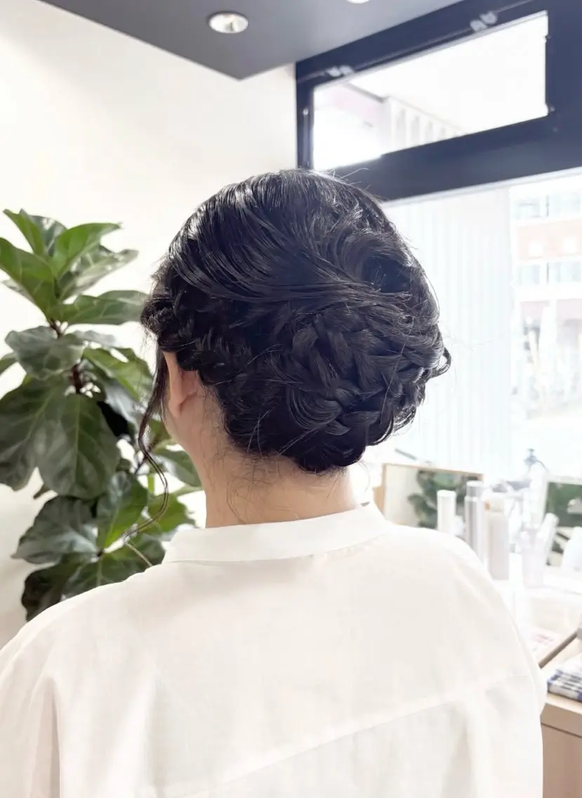 ヘアアレンジ ツヤカラー/アレンジ /湘南/ハナメ‎🤍のヘアスタイル