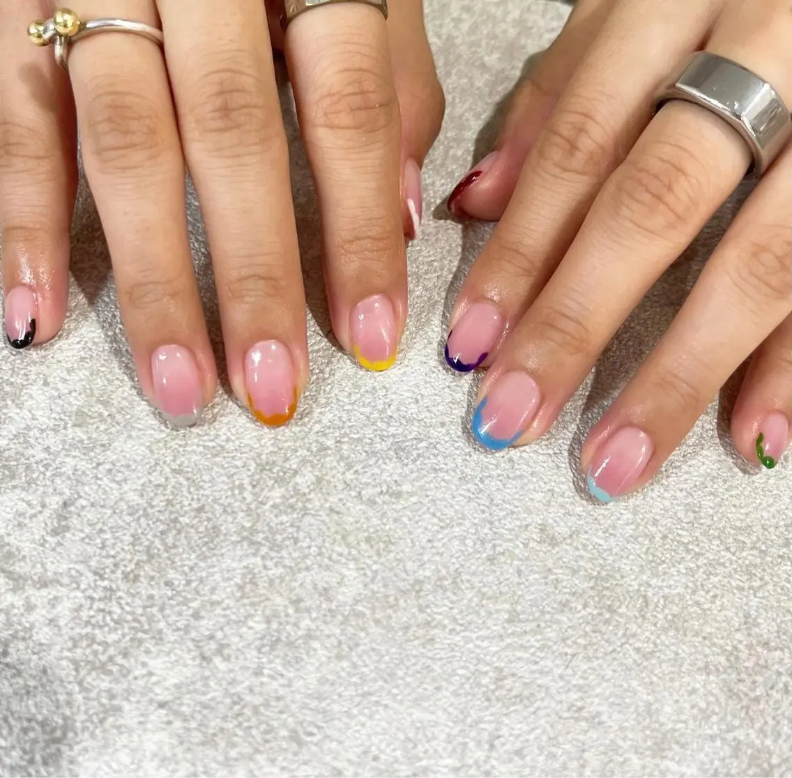 ネイル フレンチネイル ハンドネイル Nail Salon　Ｋのネイルデザイン