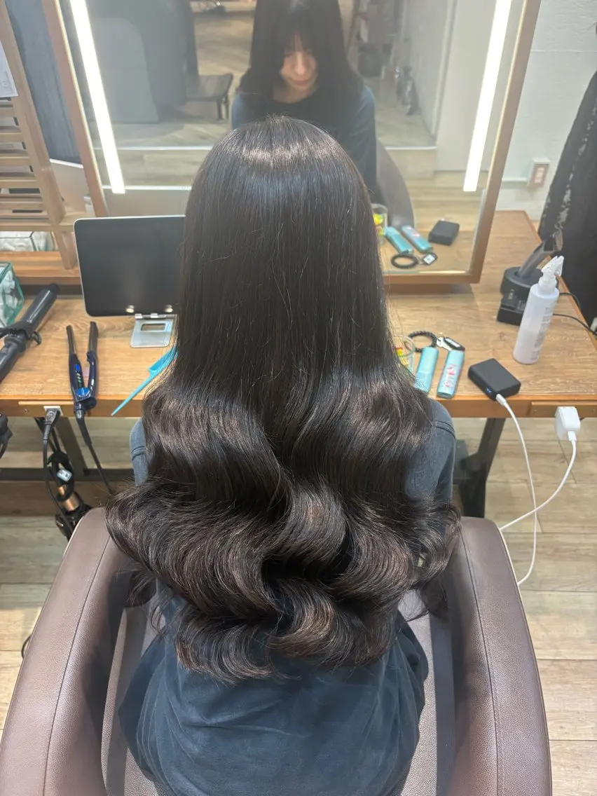 ロング エクステ 透明感カラー 🧚♂️さえのヘアスタイル