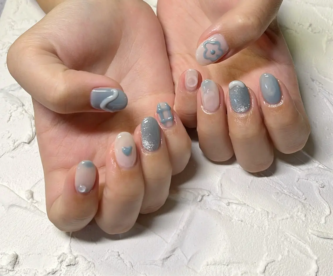 ネイル ハンドネイル Lofi nails ゆきこのネイルデザイン
