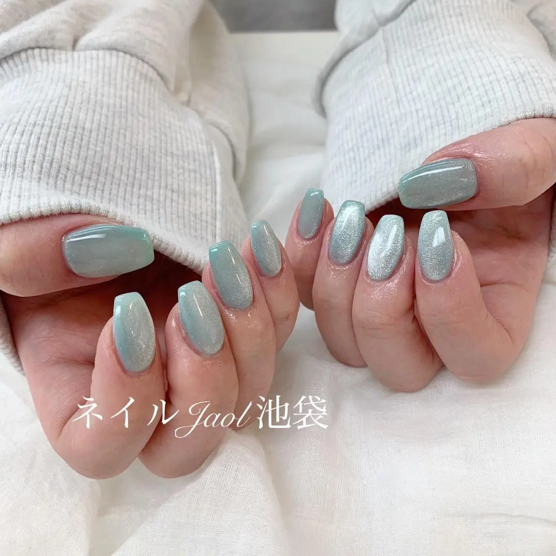 セミロング ネイルJaol 池袋のネイルデザイン