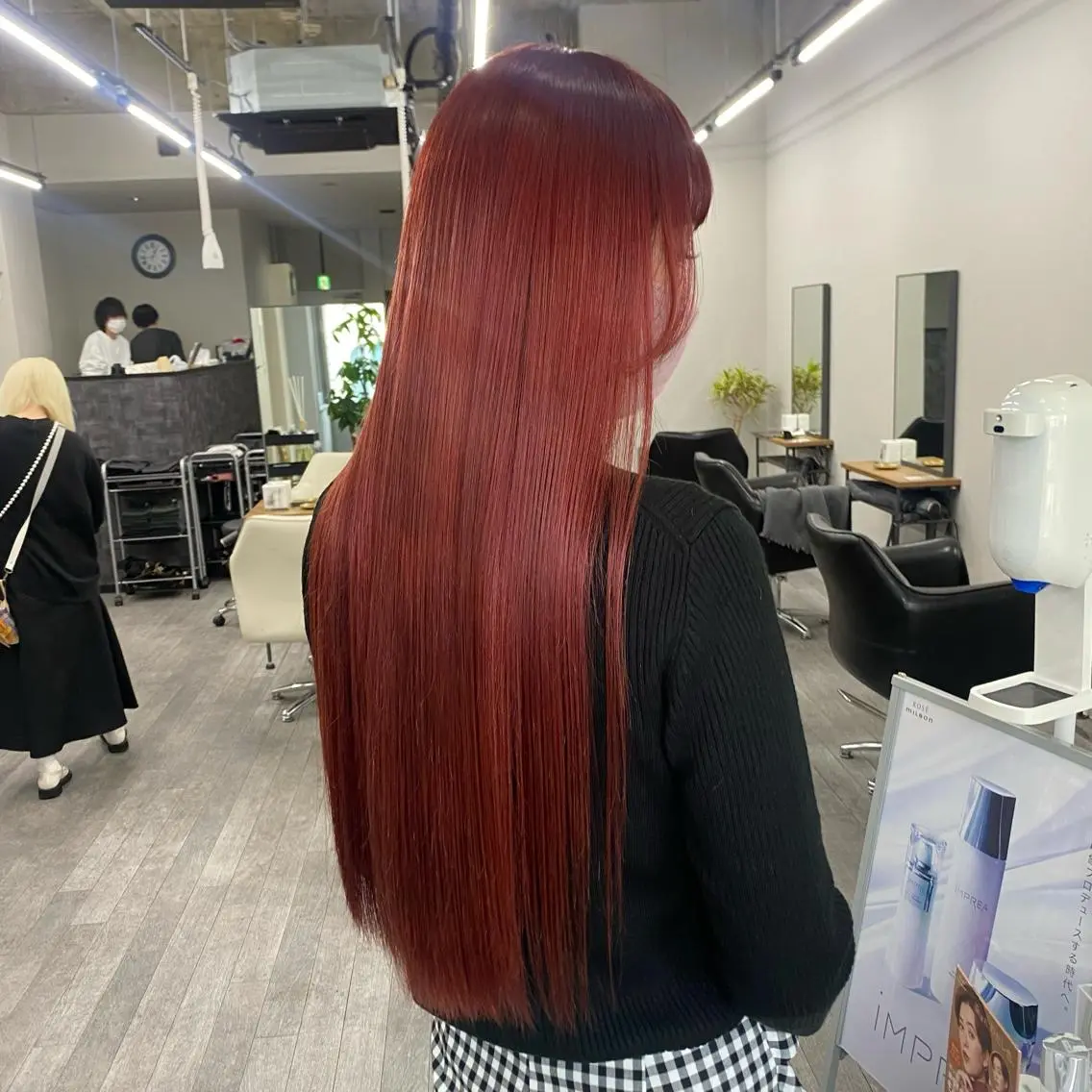 【暖色ハイトーンカラー🩷🍓🍒🍎】＊スタイル撮影のため黒染め履歴不可。暗染め、パーマ、縮毛履歴相談の写真