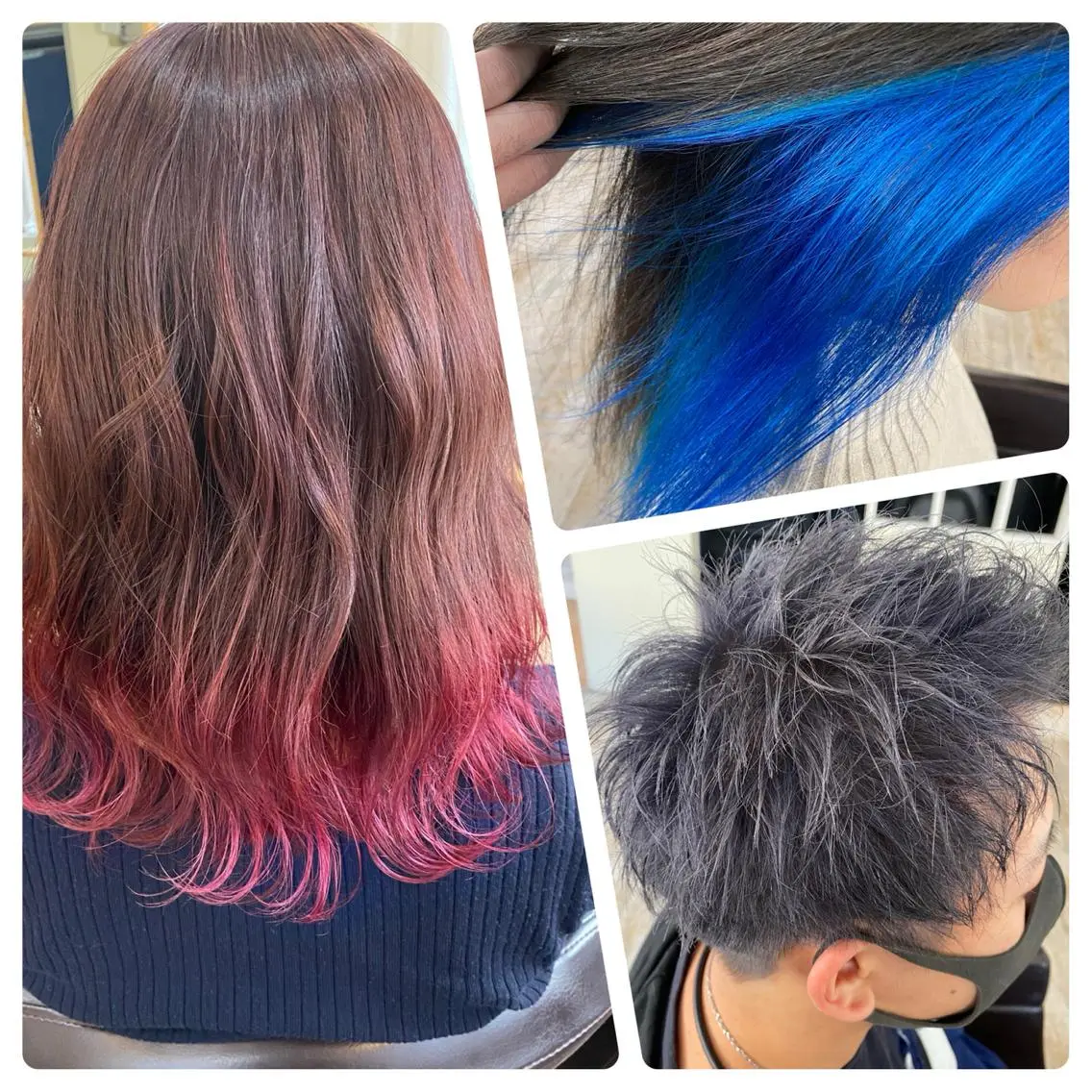 ミディアム カラー Agu hair 清尾 浩昭のヘアスタイル