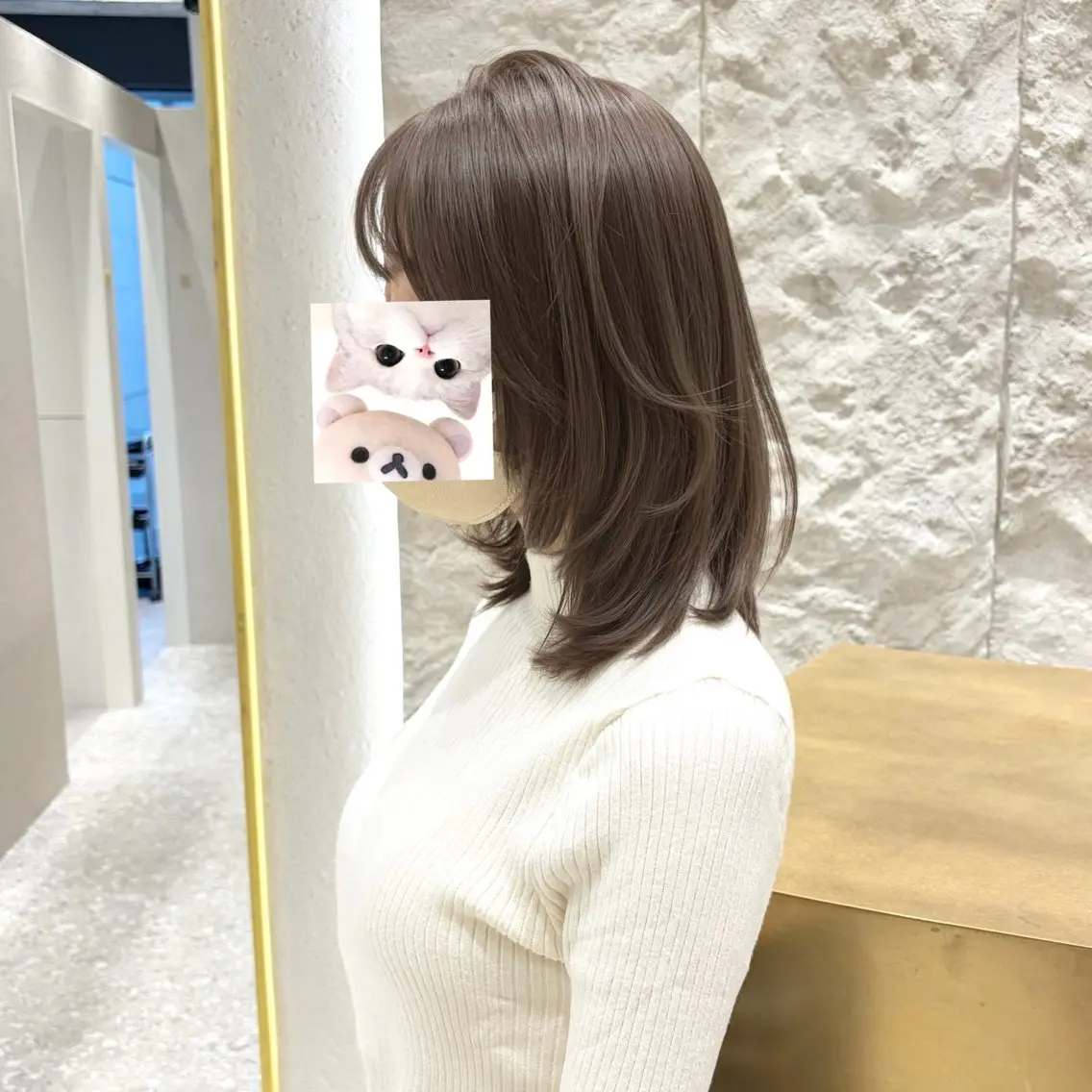ミディアム ヘアカラー ⚜️似合わせHair 韓国♡Conomiのヘアスタイル