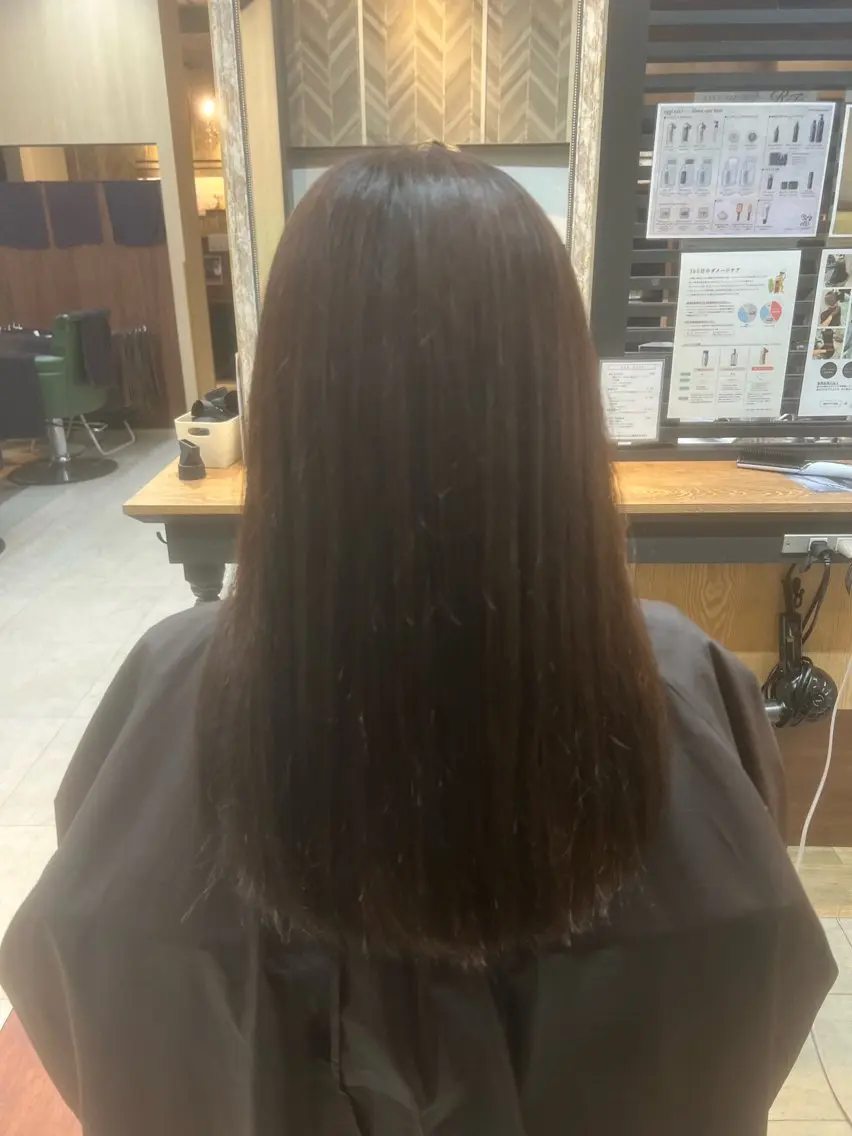 セミロング ナカオ シュウヘイのヘアスタイル