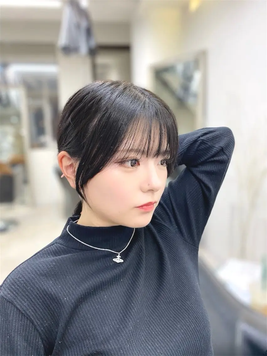 セミロング 顔周りカット ボブ✨レイヤー✨ keitaのヘアスタイル