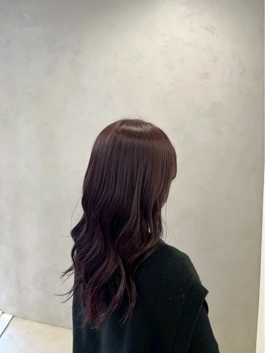 ロング カラーモデル募集☆ 小園彩夏のヘアスタイル