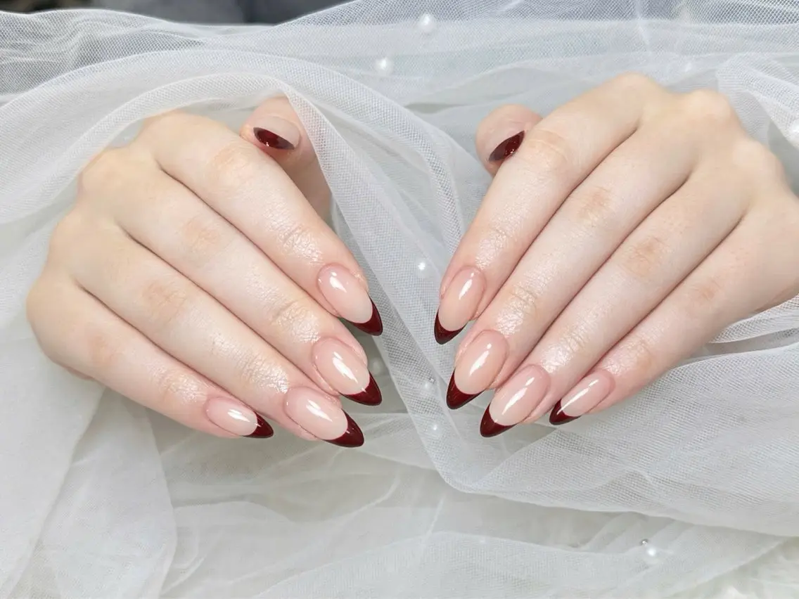 ネイル 長さ出し ジェルネイル 韓国ネイル マグネットネイル 持ち込み ハンドネイル SHE NAILのネイルデザイン