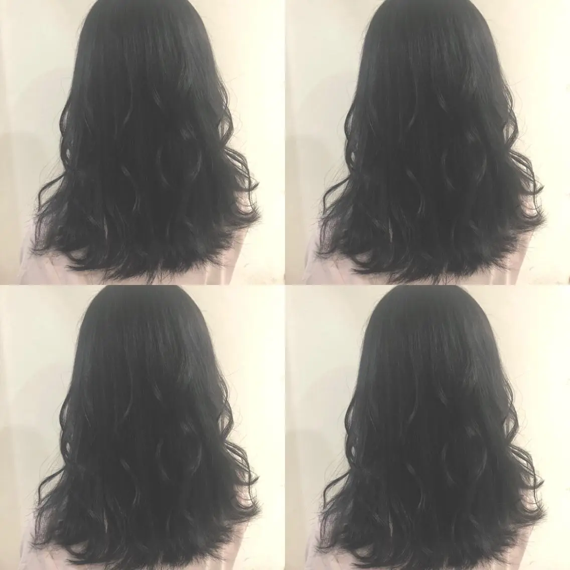 セミロング カラー 黒髪 ナチュラルブラック 🌷MAYU 🌷のヘアスタイル