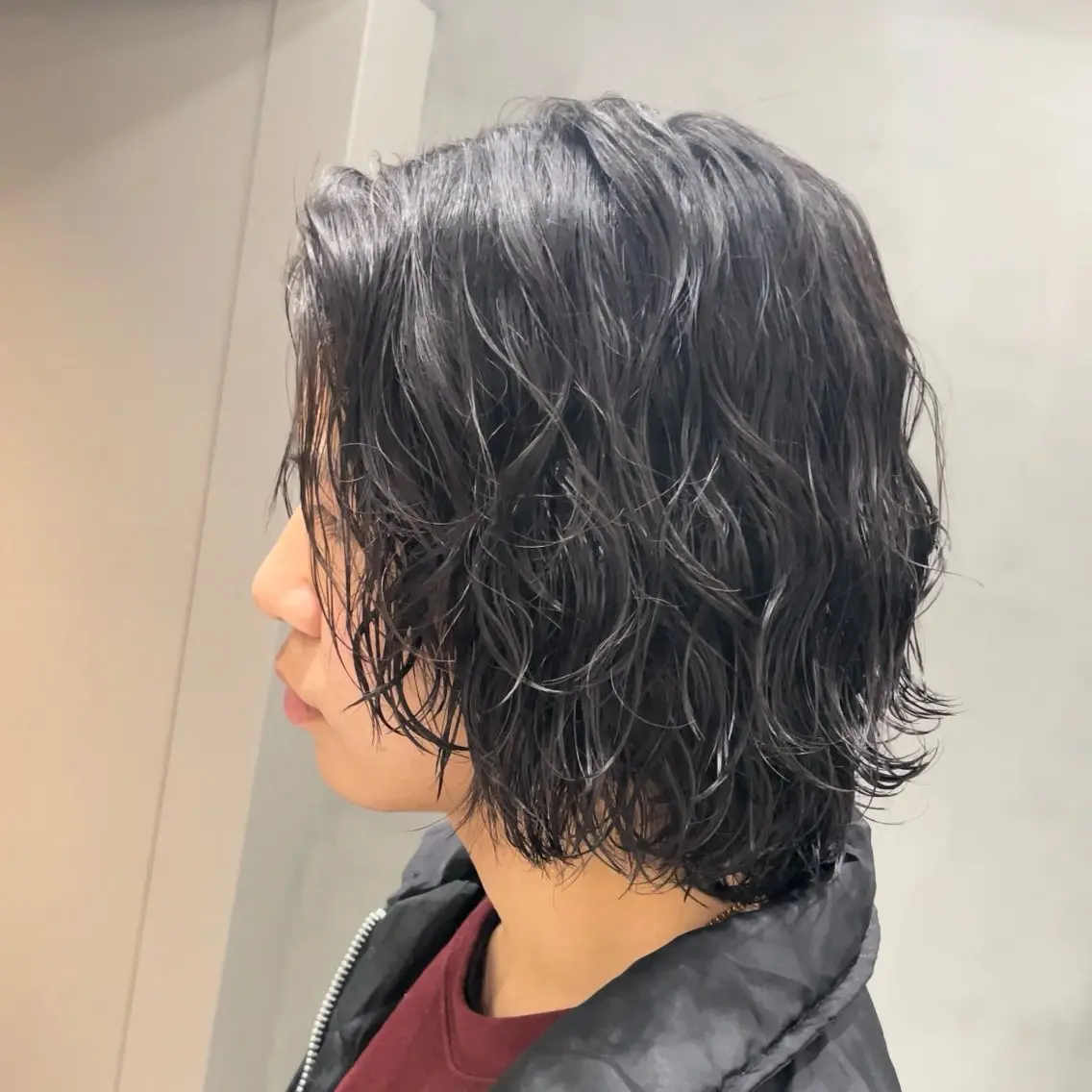 ロング パーマ ヘアアレンジ メンズ fifth 石川 凪のヘアスタイル