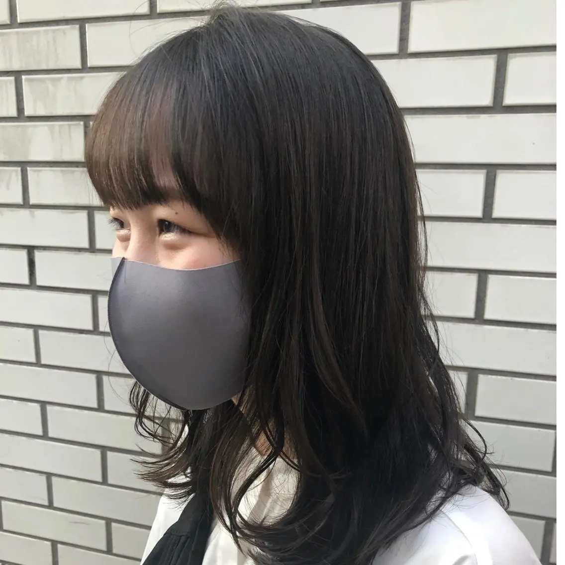 セミロング カジサ ケイコのヘアスタイル