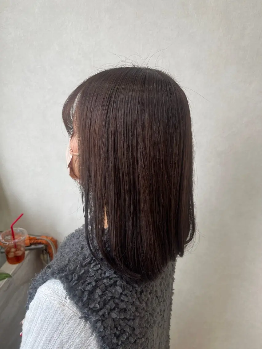 🖤営業中限定🖤うる艶カラー+Aujua4stepトリートメントの写真