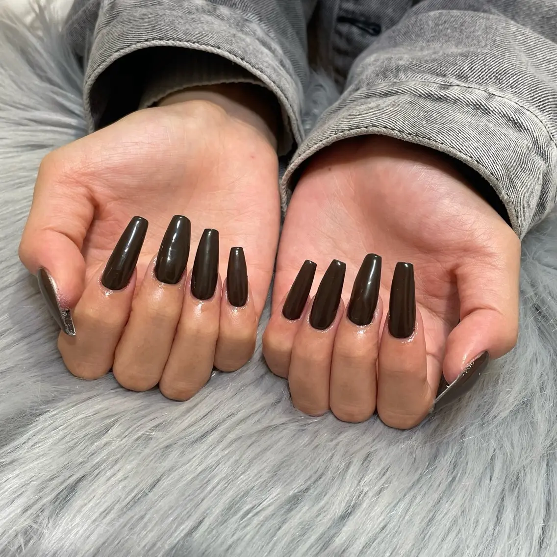 ネイル 長さ出し ハンドネイル RICO Nail パーツつけ放題🌈のネイルデザイン
