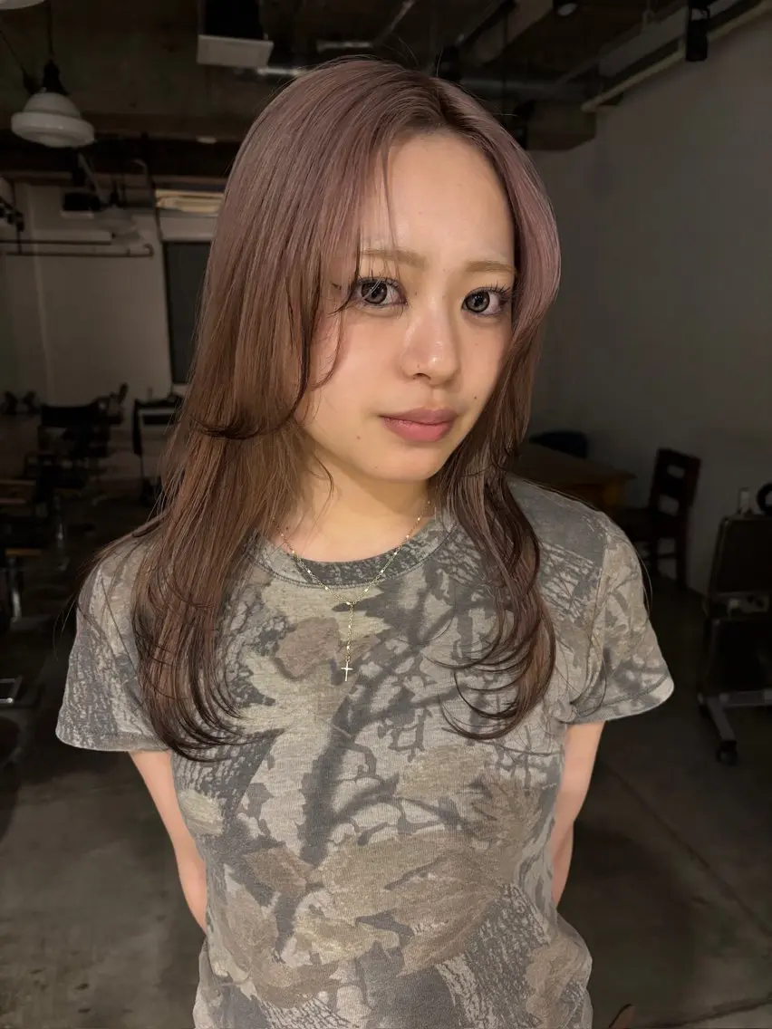 ロング カラー ヘアカラー 透明感カラー/ヘア アレンジ/あみ🎶のヘアスタイル