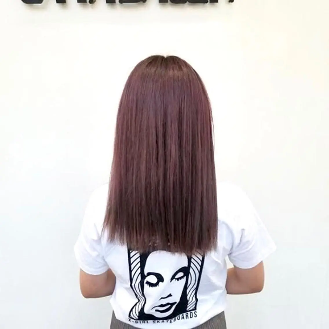 ミディアム カラー ブリーチ ラベンダーカラー ヘアカラー 東條 克義のヘアスタイル
