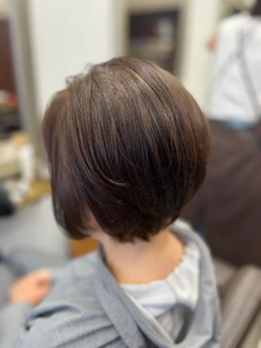ショート カラー パーマ ヘアアレンジ 産休の為お休みです! 小島凜のヘアスタイル