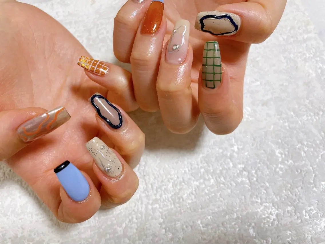 ネイル ニュアンスネイル ハンドネイル kiki nail &brow二子玉川のネイルデザイン