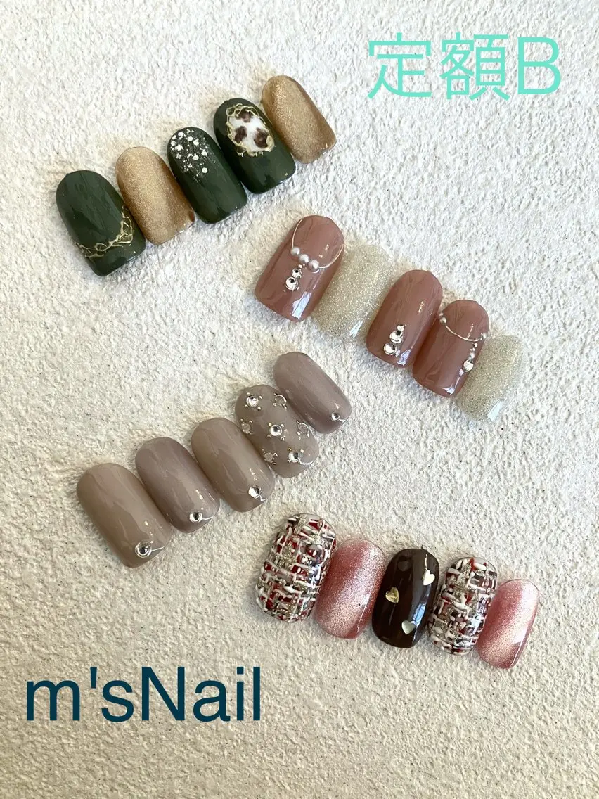 ネイル ジェルネイル パラジェル ハンドネイル m'sNail 福岡西区 ネイルのネイルデザイン