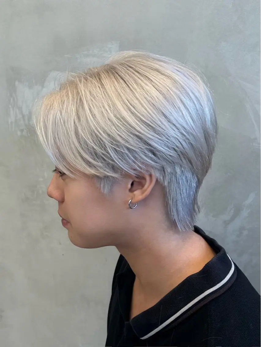 カラー メンズ ヘアカラー 岸田 和樹のヘアスタイル