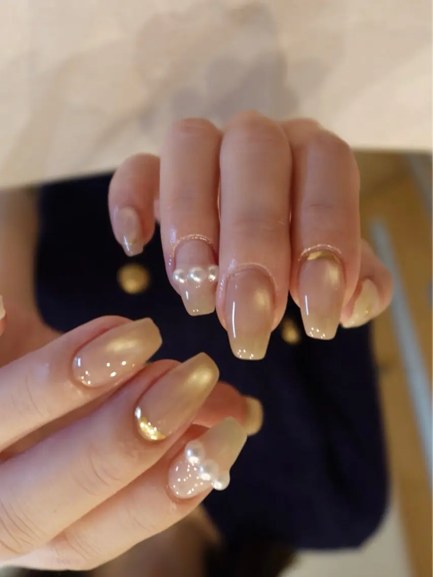 セミロング モデル様募集用🌿 maiのネイルデザイン