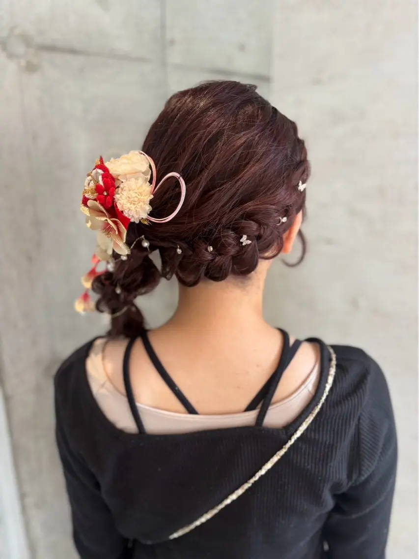 ロング ヘアアレンジ 美髪× ヘアセット✨Araiのヘアスタイル