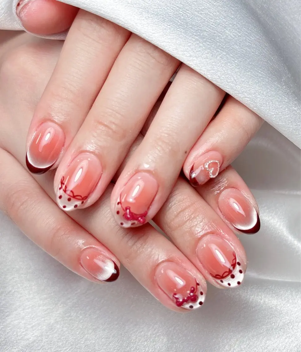 ネイル ハンドネイル Aura Nail 長さだし/パラジェルのネイルデザイン