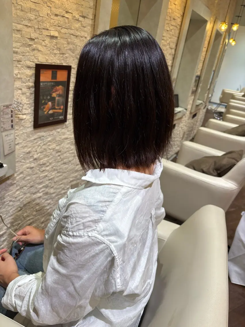ミディアム 扇 空のヘアスタイル