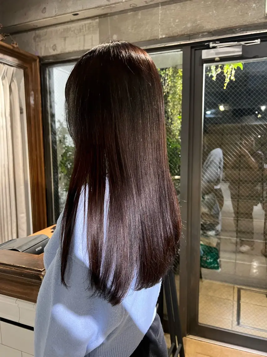 ロング トリートメント パーマ×透明感カラー MIOのヘアスタイル