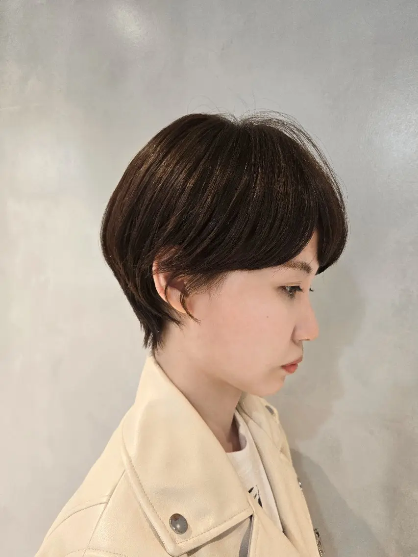 ショート カラー ショート・ボブ✂️ 紅葉のヘアスタイル