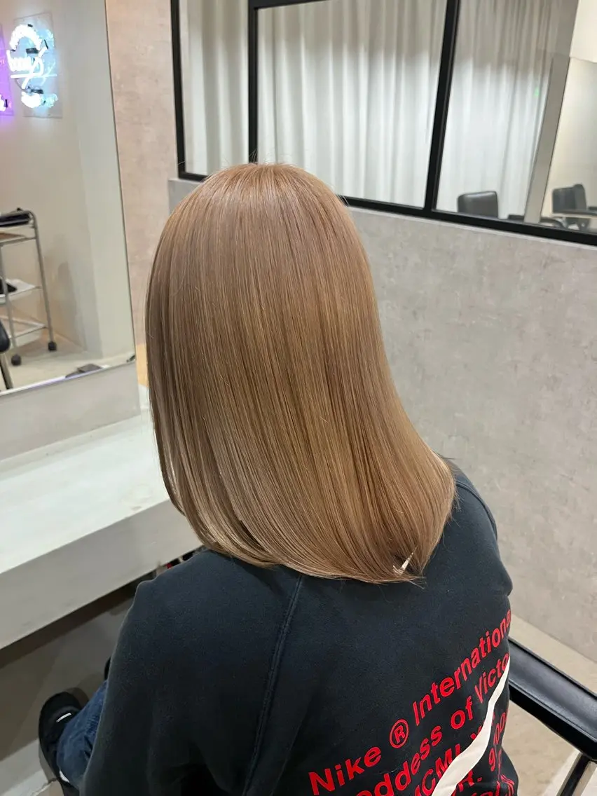 カラー 中島 日菜のヘアスタイル