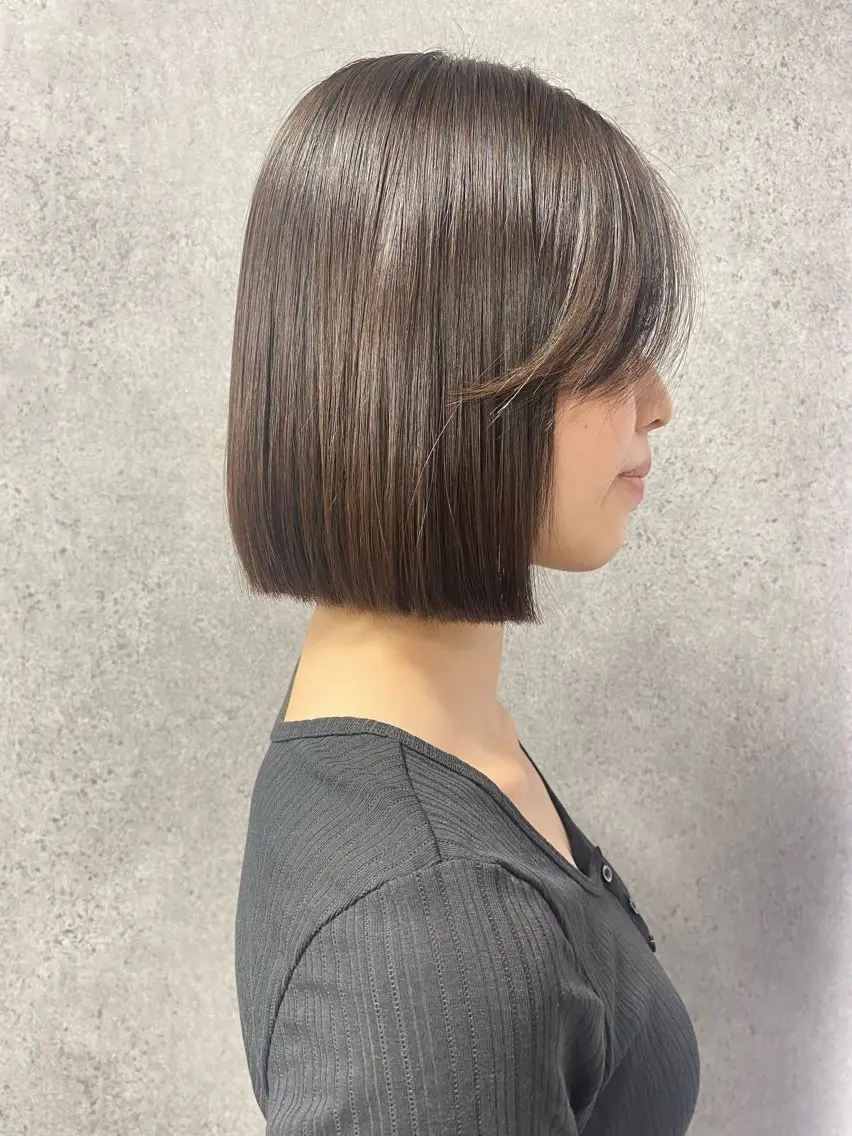 【髪質改善】髪質改善縮毛矯正＋カット＋プレトリートメントの写真