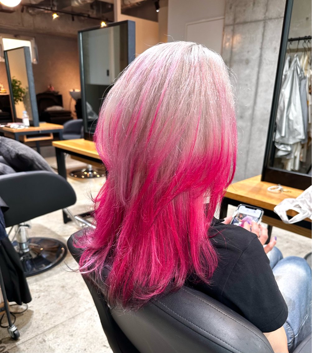 ミディアム カラー カット ヘアカラー トリートメント ✨ブリーチカラー/ 似合わせカット/高山のヘアスタイル
