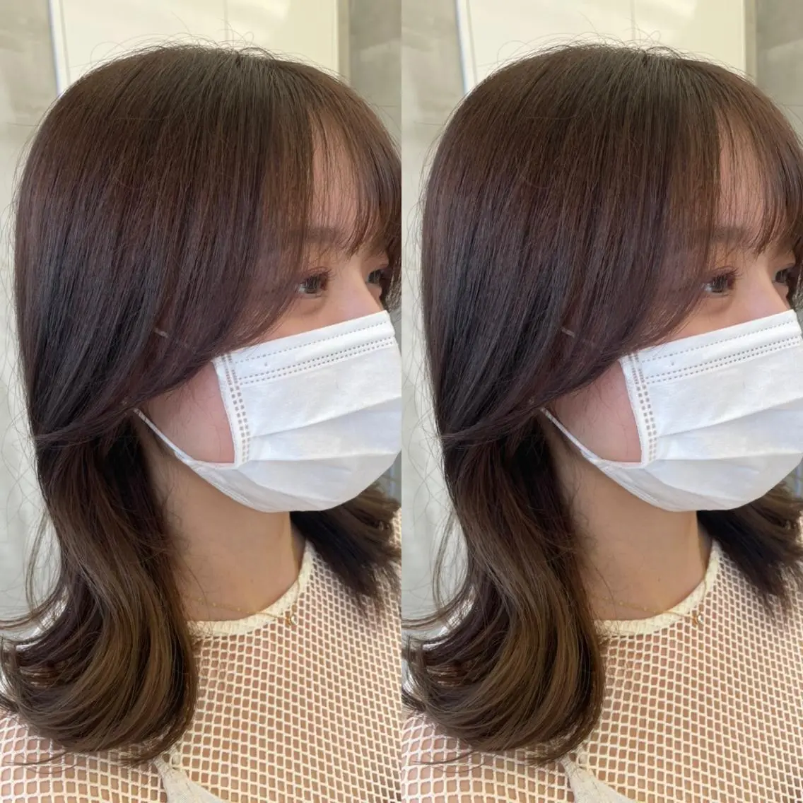 ロング カラー インナーカラー 顔周りカット 韓国風ヘア レイヤーカット カット ヘアカラー トリートメント 🍀小川大輔🍀 ボブ/ブリーチ🥇のヘアスタイル