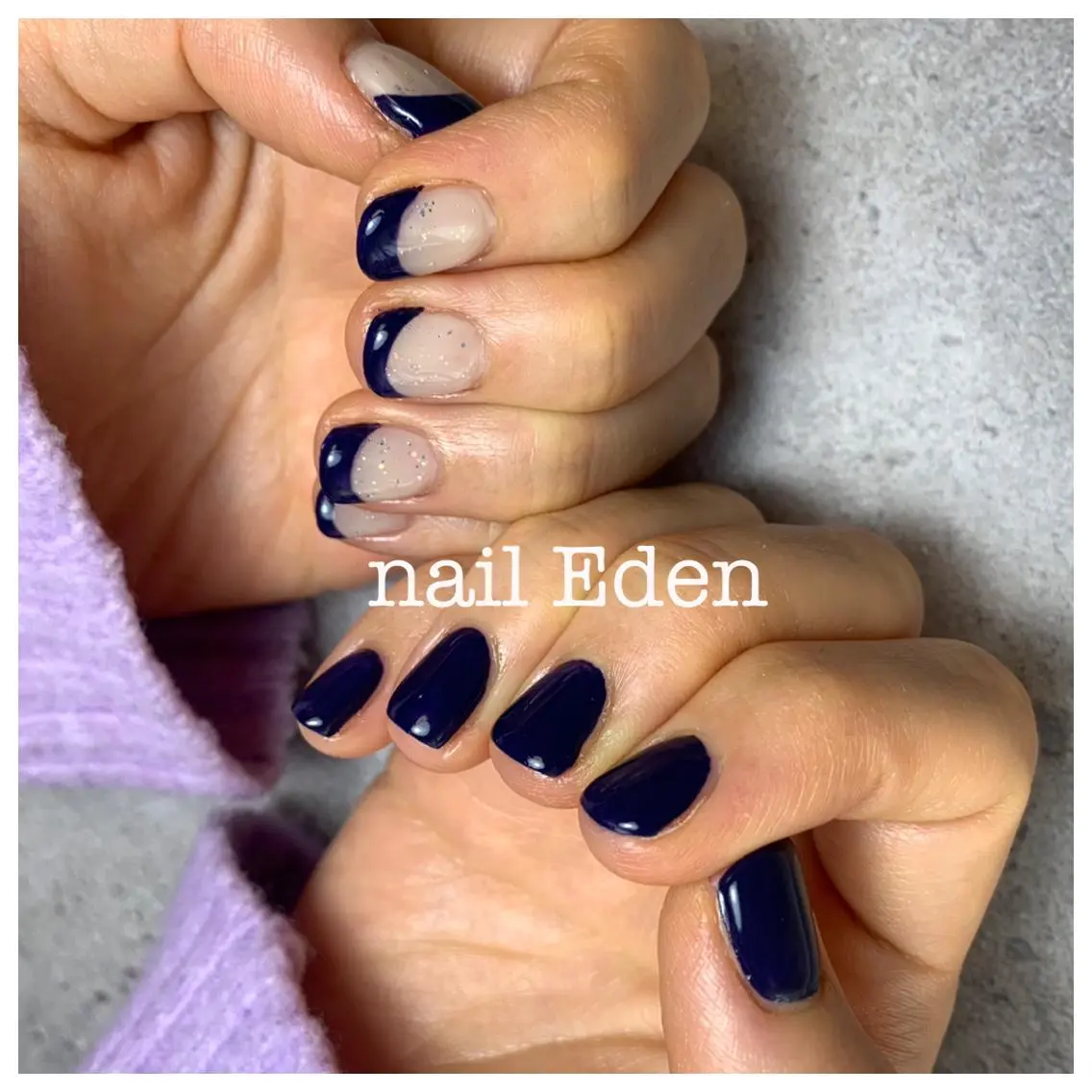 ネイル アートネイル クリアネイル フットネイル フレンチネイル ジェルネイル Eden ♾️のネイルデザイン